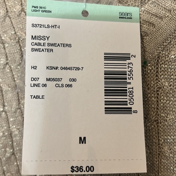 Laura Scott Sweater Medium - Picture 3 of 3